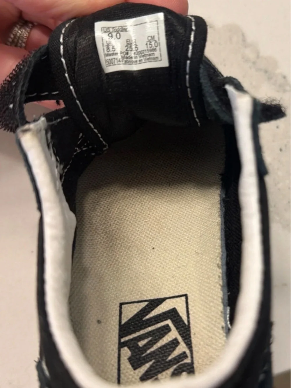 Vans Toddler Old Skool V Sneakers, Size 9